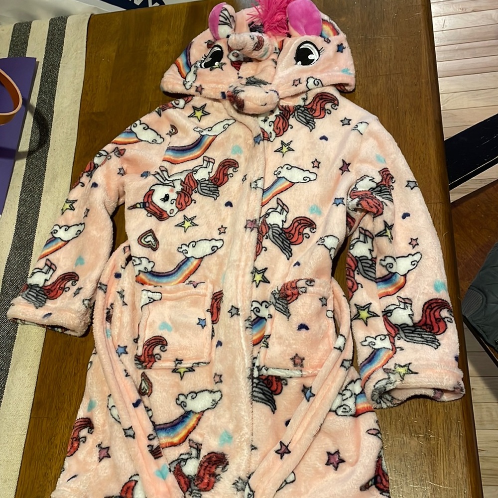 Unicorn bathrobe